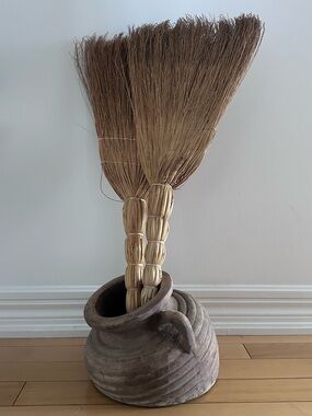 Handcrafted Natural Straw Broom - Tan Home Art
Have 3 brooms, each $30